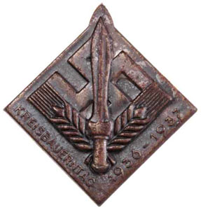 1936-37 Provincial Farmers Day Badge