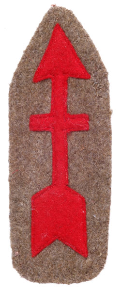 WW1 Red Arrow Shoulder Patch