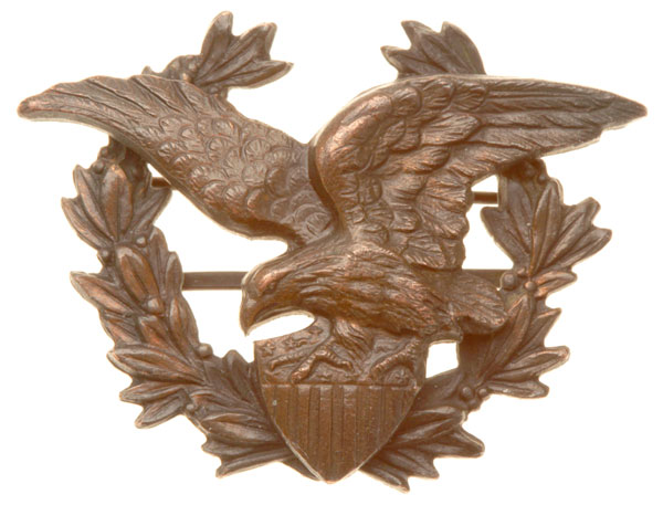 1898 Spanish American War Eagle Clasp