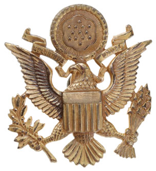 US WW2 Army Officer Hat Eagle