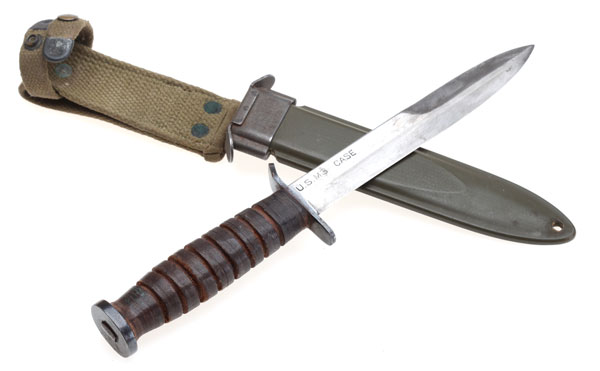 Fighting Knife - US M3 Case, US M8 Scabbard